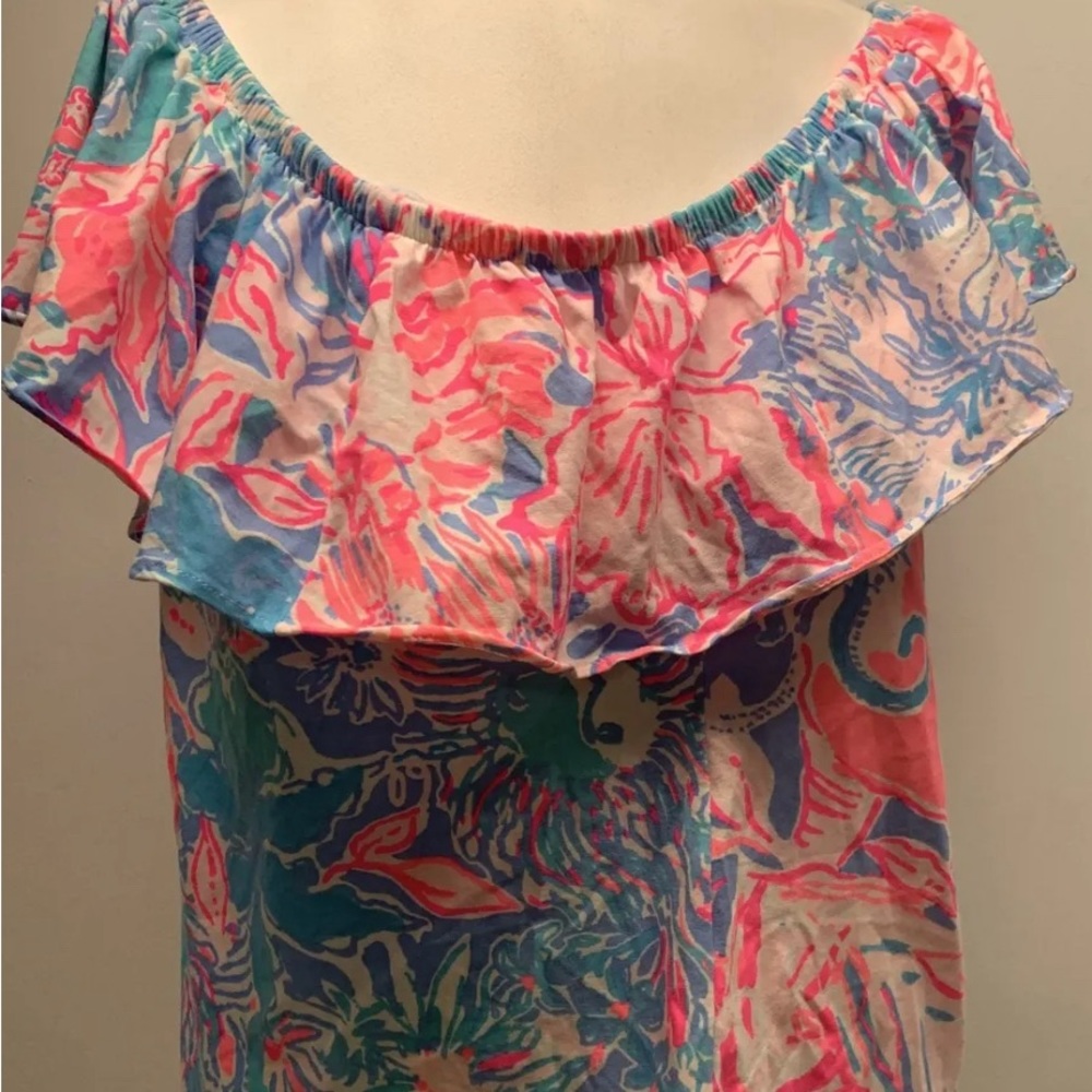 Lilly Pulitzer off the shoulder top